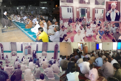 مرکزی رہنماایم ڈبلیوایم علامہ اعجاز بہشتی کاسات روزہ دورہ کراچی ،شہر بھر میں عوامی اجتماعات سے  خطاب