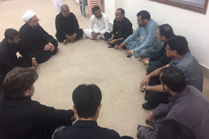 پاک سرزمین پارٹی کے رہنماؤں کی ایم ڈبلیو ایم کے مرکزی رہنما علامہ امین شہیدی سے کراچی میں ملاقات