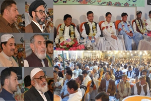 ایم ڈبلیوایم کوئٹہ کے زیر اہتمام شیعہ سنی جوڑوں کی اجتماعی شادی کی ساتویں عظیم الشان تقریب کا انعقاد