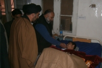 علامہ سبطین حسینی کی ایم ڈبلیوایم کے وفد کے ہمراہ لیڈی ریڈنگ اسپتال میں زخمی بچوں کی عیادت کی