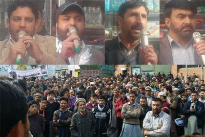 ناصر شیرازی کا اغواء، ایم ڈبلیو ایم اور آئی ایس او گلگت کا احتجاج، قائد حزب اختلاف جی بی اسمبلی کا خطاب