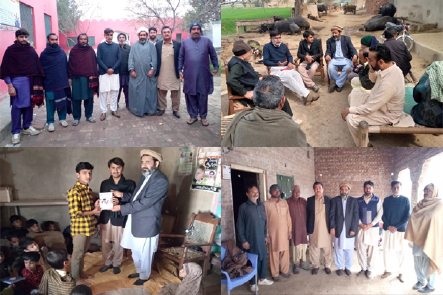 ضلع فیصل آباد تحصیل جڑانوالہ کی پانچ یونین کونسل میں ایم ڈبلیوایم کے یونٹس کی تشکیل و تنظیم نومکمل