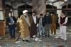 علامہ ناصرعباس جعفری کا بم دھماکے سے متاثرہ مسجد امامیہ حیات آبادپشاور  کا دورہ