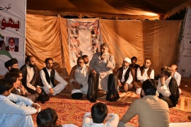 معروف خطیب اور ایم ڈبلیوایم کے بانی رہنماعلامہ حسن ظفرنقوی بھی علامہ راجہ ناصرعباس کی بھوک ہڑتال میں شامل
