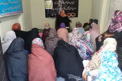 ایم ڈبلیوایم شعبہ خواتین ضلع چنیوٹ کے تحت تنظیمی وتربیتی ورکشاپ کا انعقاد