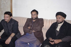 سنی اتحاد کونسل اور فیصل رضا عابدی کی ایم ڈبلیو ایم پنجاب کے دفتر آمد، علامہ دیدار کی شہادت پر تعزیت