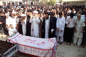 انچولی دھماکے، شہید سید ضرغام نقوی کی نماز جنازہ ادا کر دی گئی