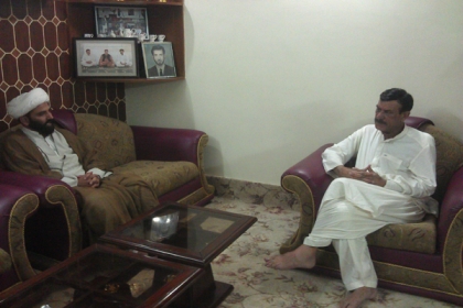 علامہ مقصودڈومکی کی رکن بلوچستان اسمبلی طاہر محمود خان سے ملاقات، ملکی سیاسی صورتحال پر تبادلہ خیال