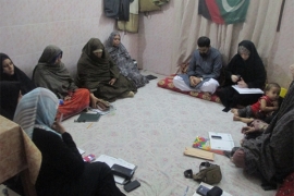 مرکزی کوآرڈینیٹرایم ڈبلیوایم شعبہ خواتین خانم زہرا نقوی کادورہ سندھ، تنظیمی اجلاسوں میں شریک