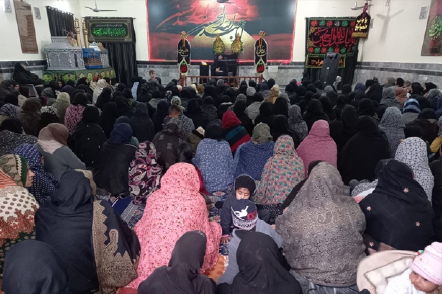 مجلس وحدت مسلمین شعبہ خواتین کی جانب سے ملک کے مختلف اضلاع اور یونٹس میں ایام فاطمیہ کے سلسلے میں مجالس عزا کا انعقاد