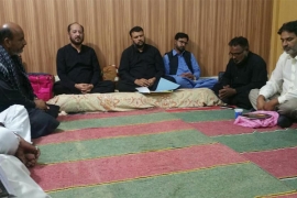 علامہ مبارک موسوی کا دورہ دینہ، ایم ڈبلیوایم ضلع جہلم کے اجلاس میں شرکت