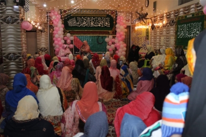 مجلس وحدت مسلمین شعبہ خواتین حیدرآباد کی جانب سے جشن میلاد جناب فاطمۃ الزہراؑ اور یوم مادر کا انعقاد