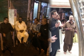 رکن سندھ اسمبلی محمد علی عزیز کی وحدت ہاؤس آمد،ایم ڈبلیوایم رہنماؤں کے ہمراہ مساجدوامام بارگاہوں کا دورہ