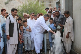 مجلس وحدت مسلمین کے رکن بلوچستان اسمبلی آغا رضا کے دست مبارک سے خارتاٹیوب ویل کا افتتاح