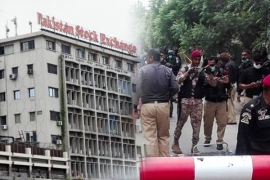 کراچی: پاکستان سٹاک ایکسچینج پر دہشت گردحملہ، چاروں حملہ آوروں ہلاک،متعدد افرادشہید،کالعدم بلوچستان لبریشن آرمی نے ذمہ داری قبول کر لی