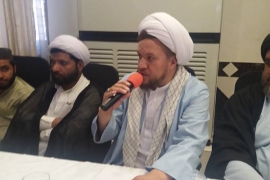شیعہ سنی عوام کااپنی صفوں میں اتحاد برقراررکھنے کیلئے قرآن و اہلیبت ؑکے دامن کو تھامناناگزیرہے،علامہ اعجاز بہشتی