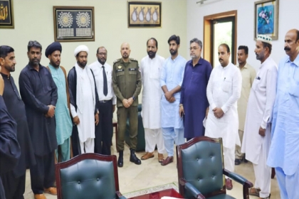 مجلس وحدت مسلمین پاکستان کے وفد کی ڈسٹرکٹ پولیس آفیسر لیہ سے ملاقات