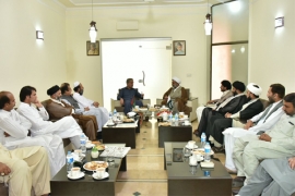 شاہ محمودقریشی کی علامہ راجہ ناصرعباس سے ملاقات،تحریک انصاف اور عمران خان کیجانب سے سربراہ منتخب ہونے پر مبارک باد