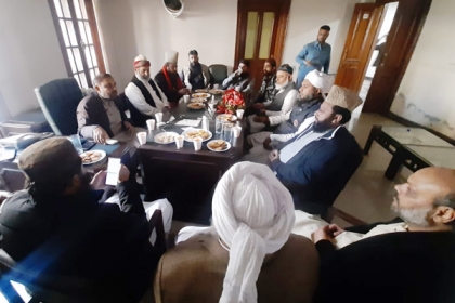 کل مسالک علماءبورڈ پنجاب کے اعلیٰ سطح وفدکی ایم ڈبلیوایم رہنما اوروزیر اعلیٰ پنجاب کے معاون خصوصی اسدعباس نقوی سے ملاقات