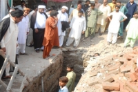 ایم ڈبلیو ایم ملتان کی جانب سے سوتری وٹ میں مسجد کی تعمیر کا سنگ بنیاد رکھ دیاگیا