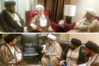 علامہ راجہ ناصرعباس کی اعلیٰ سطحی وفدکےہمراہ تہران میں سید عمارالحکیم اور شیخ نعیم قاسم سے ملاقات