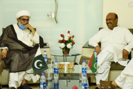 ترجمان وزیر اعظم پاکستان کی سربراہ ایم ڈبلیوایم علامہ راجہ ناصرعباس جعفری سے ملاقات