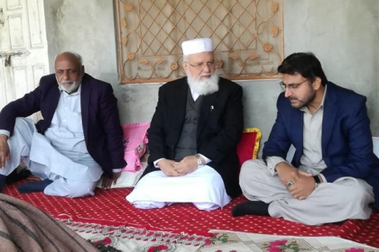 لیاقت بلوچ ، علامہ عارف واحدی ودیگر سیاسی ومذہبی رہنمائوں کا ناصرشیرازی سے اظہار تعزیت