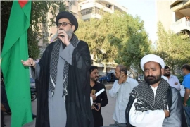 ناصر شیرازی کے ماورائے عدالت گرفتاری کے خلاف ایم ڈبلیم ایم کا حیدرآباد میں احتجاجی مظاہرہ