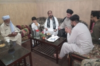 مجلس وحدت مسلمین کے وفد کا مرحوم علامہ سجاد حسین قمی کے اہل خانہ سے اظہارِ تعزیت