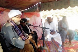 دورہ سندھ :نیو دنبالو بدین میں قائد وحدت علامہ راجہ ناصر عباس جعفری صاحب کا مومنین سے خطاب
