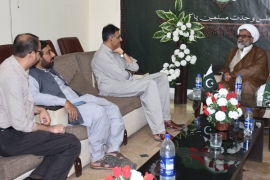 جشن آزادی کے موقع پر نامزد وفاقی وزیر خزانہ اسد عمر کی علامہ راجہ ناصرعباس سے ملاقات، اہم سیاسی امورپرتبادلہ خیال