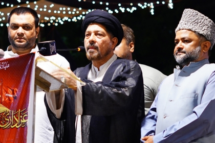 یزیدی طاقتیں آج بھی اسلام اور عزاداری امام حسینؑ کے خلاف ہیں، علامہ باقر عباس زیدی