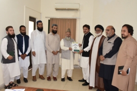 چیف آرگنائزرایم ڈبلیوایم پاکستان ڈاکٹر سید ناصرشیرازی کی وفدکے ہمراہ چیئرمین اسلامی نظریاتی کونسل راغب نعیمی سے ملاقات