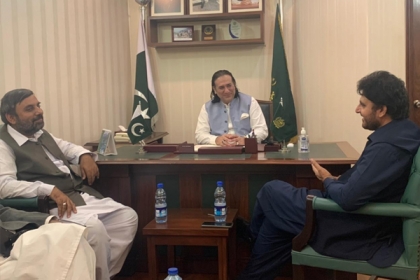 ایم ڈبلیوایم رہنما ناصرشیرازی اور اسد نقوی کی گورنر گلگت بلتستان راجہ جلال مقپون سے اسلام آباد میں خصوصی ملاقات