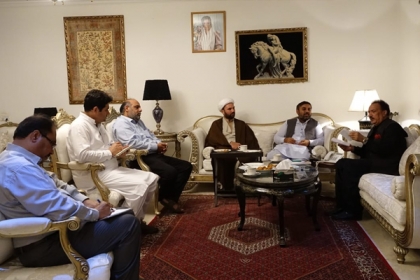 ایم ڈبلیوایم کے وفدکی سینیٹر رحمٰن ملک سے ملاقات، قومی کانفرنس میں شرکت کی دعوت