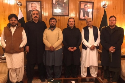 ایم ڈبلیوایم کے اعلیٰ سطحی وفدکی ناصرشیرازی کی سربراہی میں گورنر گلگت بلتستان اوروفاقی وزیر علی امین گنڈاپور سے ملاقات