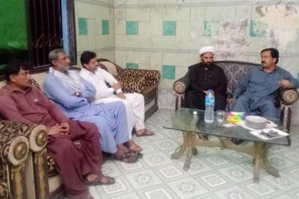 مرکزی ترجمان ایم ڈبلیوایم علامہ مقصودڈومکی کی پی پی پی کےرکن قومی اسمبلی سید ایازشاہ شیرازی سے ملاقات