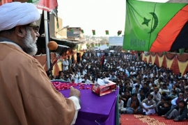 تنائج کی پرواکیئےبغیر ایک مرتبہ پھر تکفیریت کے مقابل ہالا میں سیاسی میدان میں اترے ہیں ،علامہ راجہ ناصرعباس