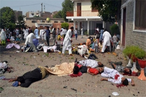 پشاور، گرجا گھر میں 2 خودکش حملے، 64 افراد جاں بحق، 100 سے زائد زخمی