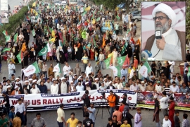 کراچی،علامہ راجہ ناصرعباس کی زیر قیادت مرکزی مردہ باد امریکاریلی، سیاسی ومذہبی قائدین سمیت ہزاروں عوام کی شرکت