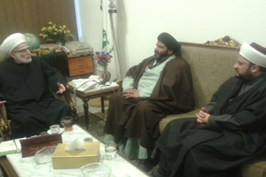 علامہ شفقت شیرازی کی مسلم علماء ایسوسی ایشن لبنان کے صدر شیخ احمد الزین سے ملاقات