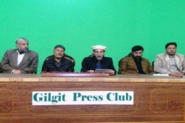 ناصر شیرازی کے اغواء کیخلاف ایم ڈبلیو ایم گلگت کی پریس کانفرنس، فوری بازیابی کا مطالبہ