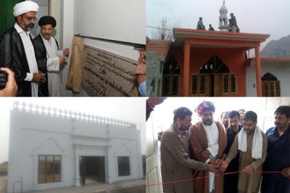 جشن ولادت حضرت سیدہ س کےپر مسرت  موقع پرایم ڈبلیوایم کے تحت کراچی، لاہور، حافظ آباد اور گلگت میں چار نو تعمیر شدہ مساجد کا افتتاح