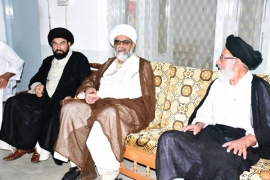 پاراچنار، علامہ ناصر عباس جعفری کی بزرگ عالم دین علامہ سید عابد الحسینی سے ملاقات