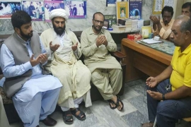 علامہ مقصودڈومکی کی زیرقیادت ایم ڈبلیوایم وفدکی فیصل ایدھی سے ملاقات، عبدالستار ایدھی کے انتقال پر تعزیت