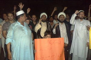 سانحہ پاراچنار کیخلاف مجلس وحدت مسلمین اور آئی ایس او راولپنڈی کا رات گئے تک احتجاج