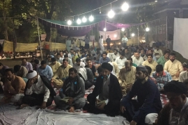 ایم ڈبلیوایم کے لاہورپریس کلب پر جاری بھوک ہڑتالی کیمپ میں اجلاس، ضلعی کابینہ کا اعلان