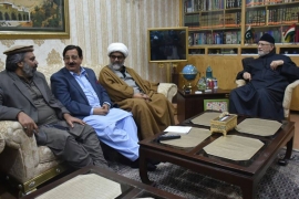 علامہ راجہ ناصرعباس اور صاحبزادہ حامد رضا کی ڈاکٹر طاہر القادری سے اہم ملاقات