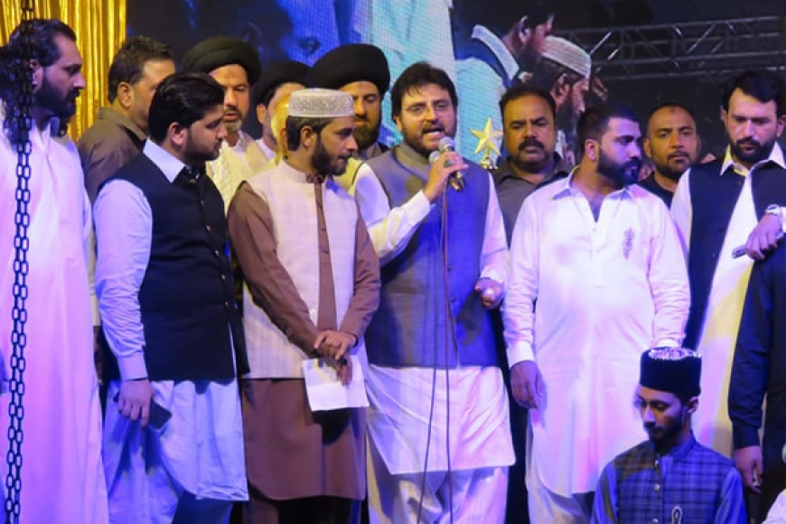 ایم ڈبلیوایم کے مرکزی رہنما ناصرشیرازی کی راولپنڈی کے مرکزی جشن میلاد النبیؐ میں شرکت اورخطاب