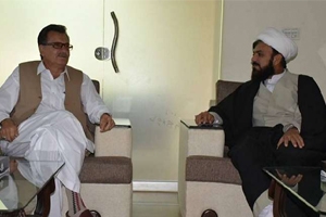 پی پی پی خیبر پختونخواکے رہنماء قلب حسن کی علامہ اصغرعسکری سے ملاقات، بلدیاتی انتخابات کےحوالے سے گفتگو